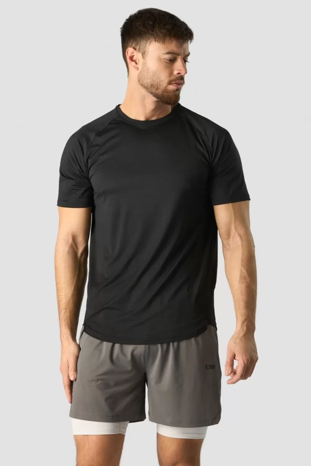 ICIW Stride Raglan T-shirt Men Black