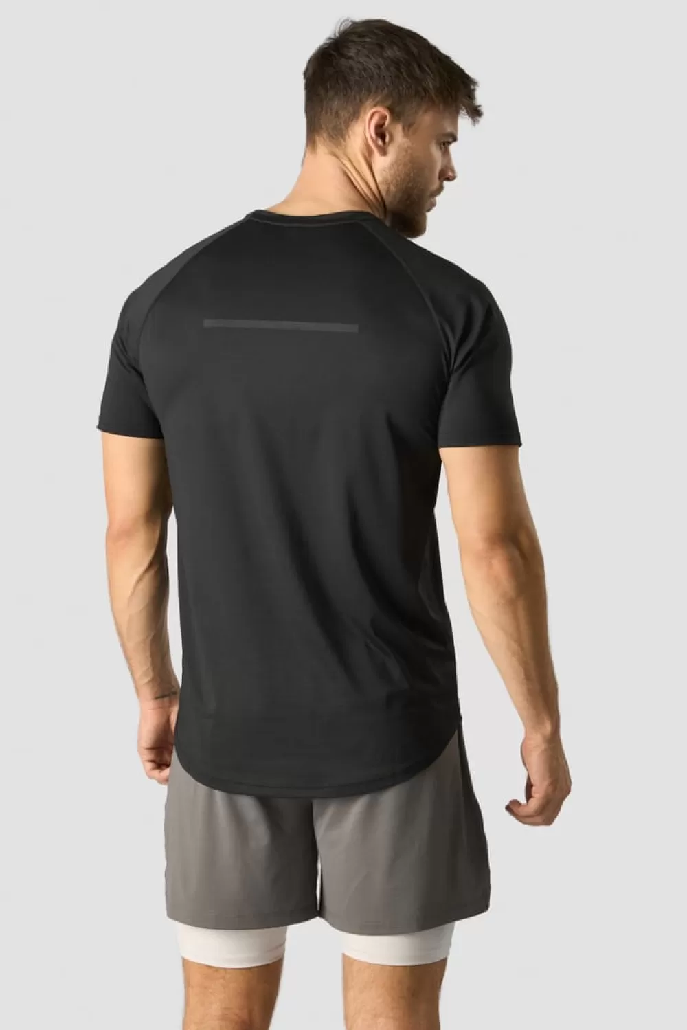 ICIW Stride Raglan T-shirt Men Black