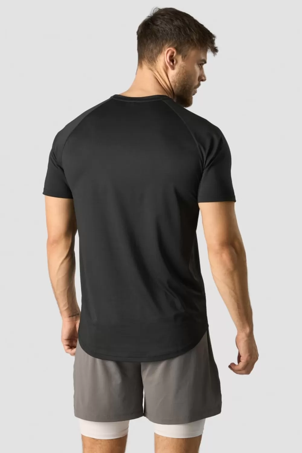 ICIW Stride Raglan T-shirt Men Black