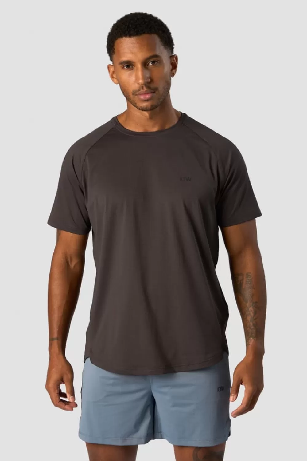 ICIW Stride Raglan T-shirt Men Charcoal