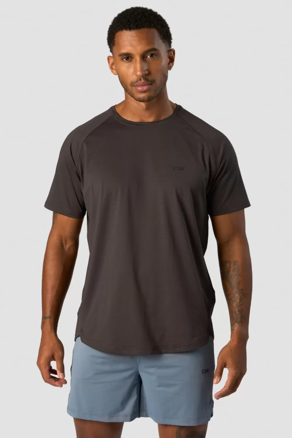 ICIW Stride Raglan T-shirt Men Charcoal