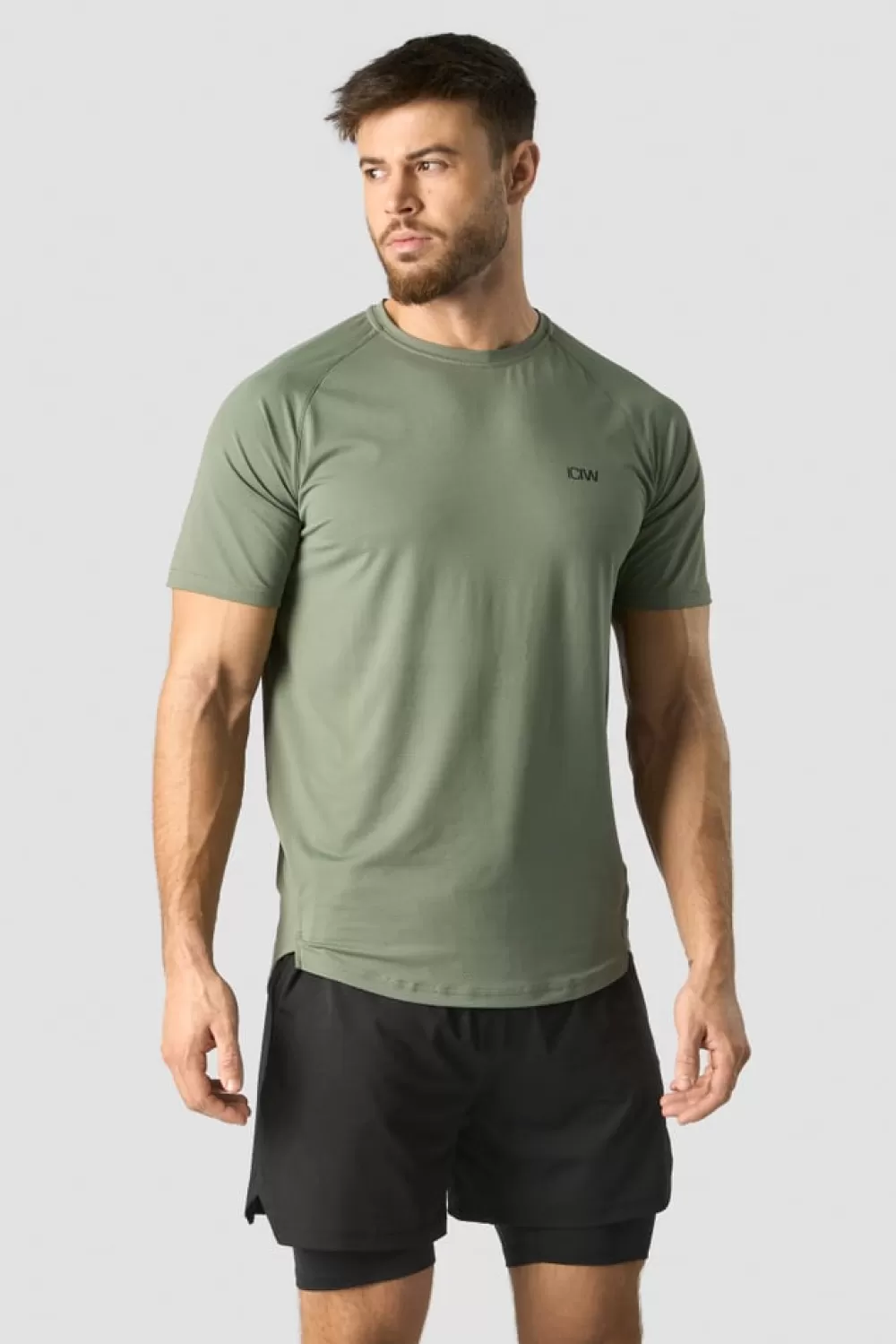 ICIW Stride Raglan T-shirt Men Sea Green