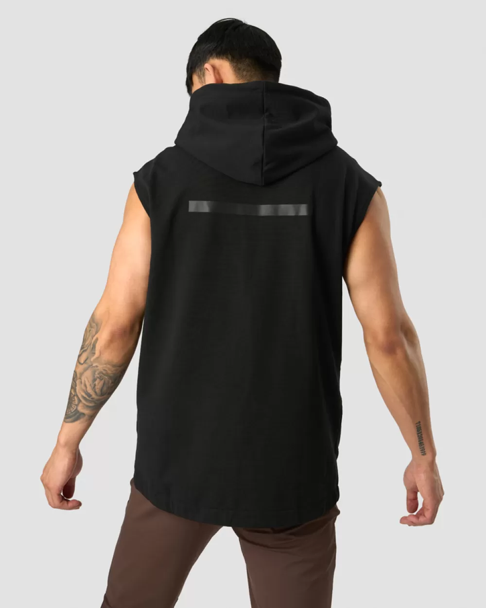 ICIW Stride Sleeveless Hoodie Men Black