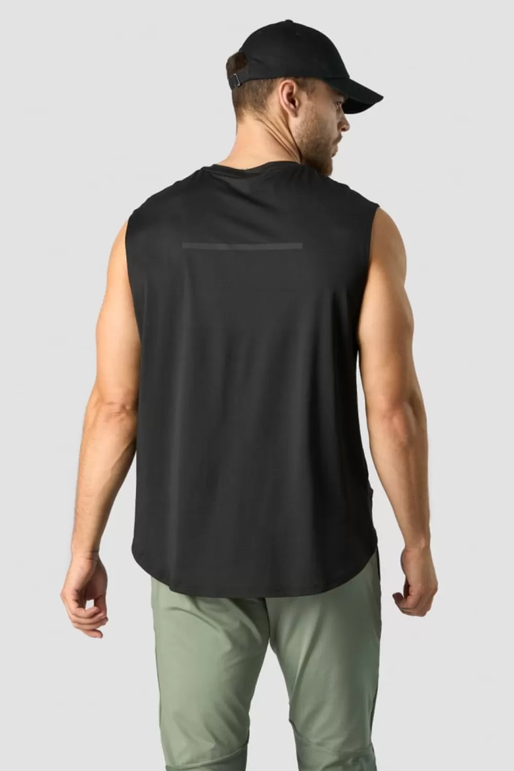 ICIW Stride Sleeveless T-shirt Men Black