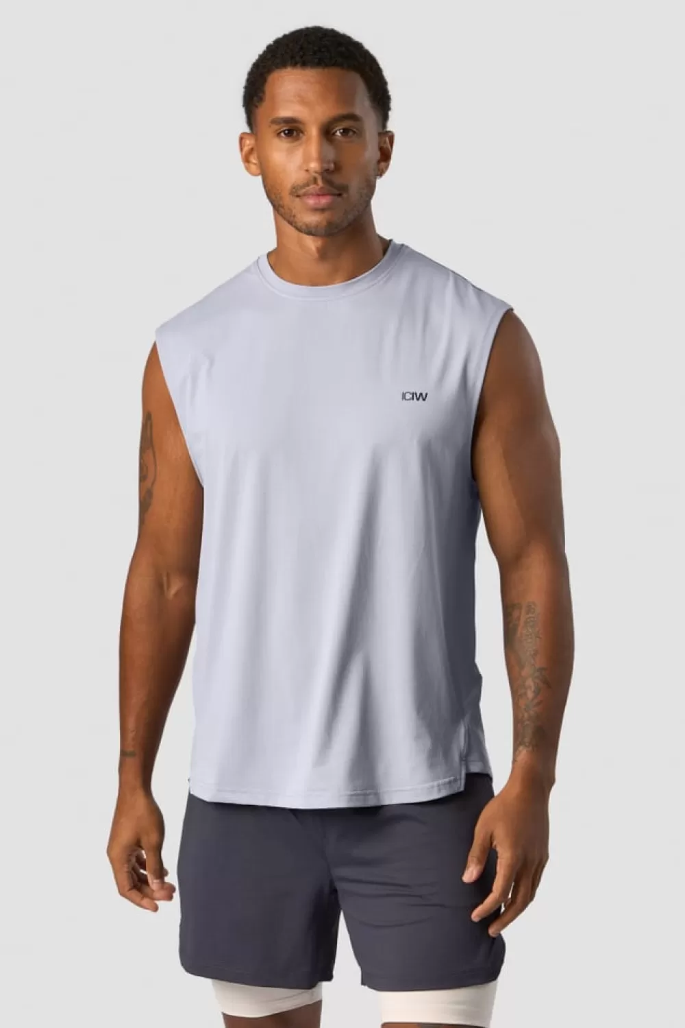 ICIW Stride Sleeveless T-shirt Men Light Blue