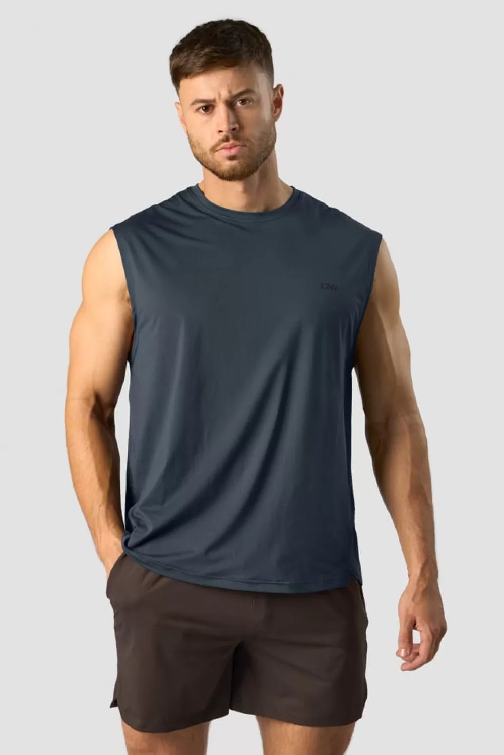 ICIW Stride Sleeveless T-shirt Men Navy