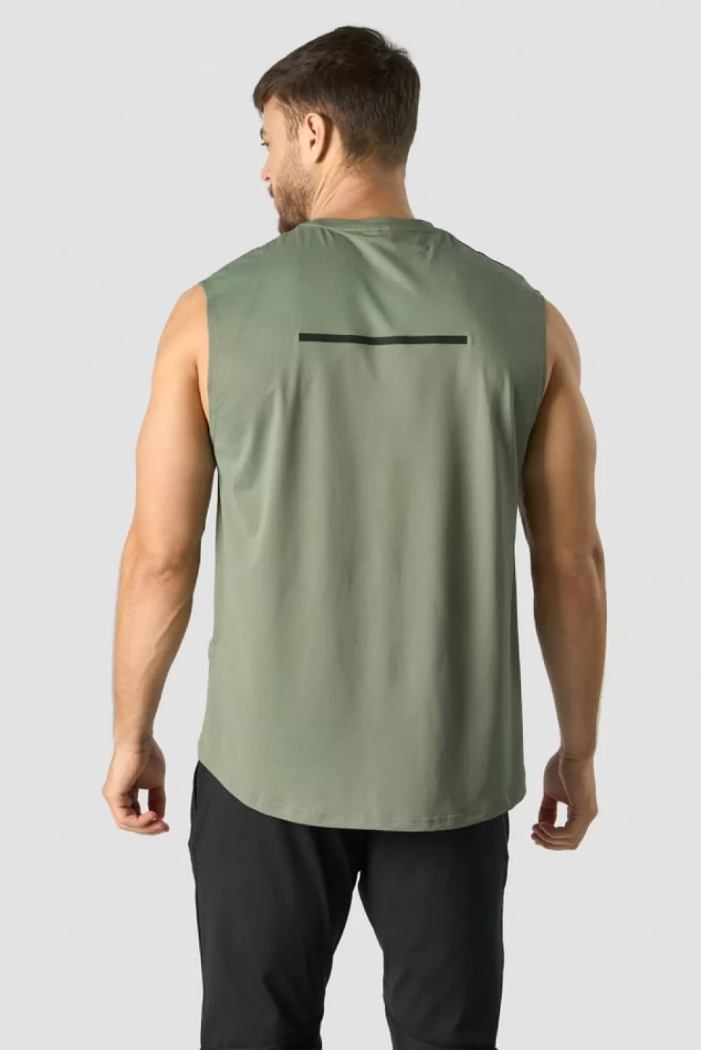 ICIW Stride Sleeveless T-shirt Men Sea Green