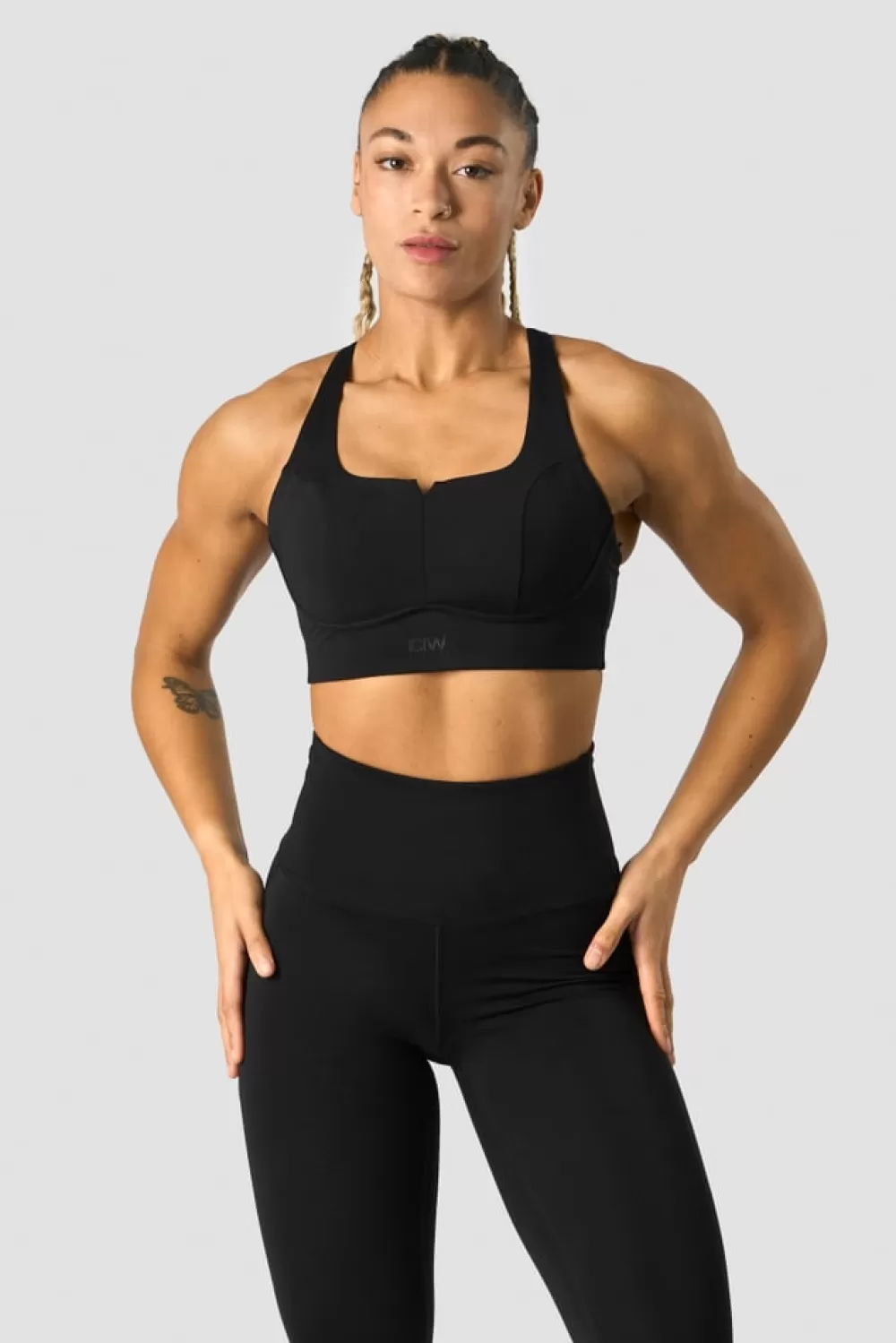 Women ICIW Stride Sports Bra Black