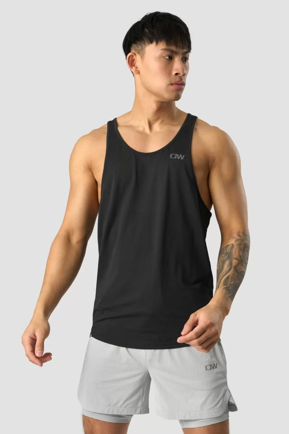 ICIW Stride Stringer Top Men Black