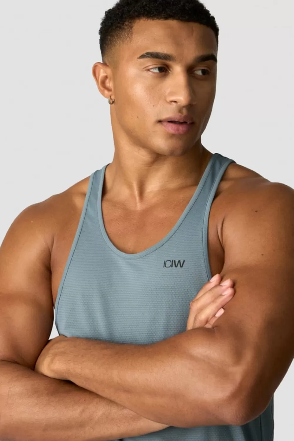 ICIW Stride Stringer Top Men Racing Blue