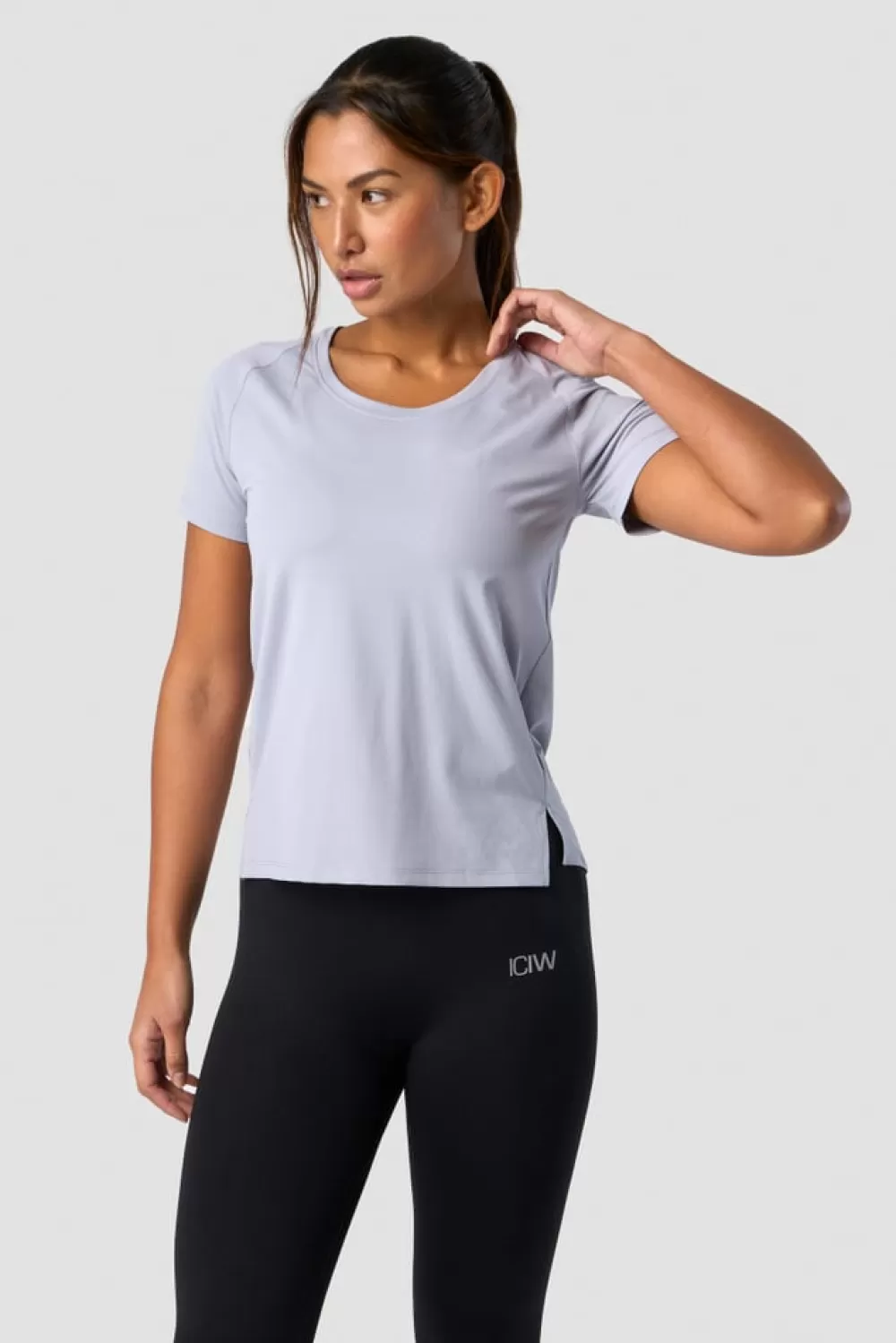 Women ICIW Stride T-shirt Wmn Light Blue