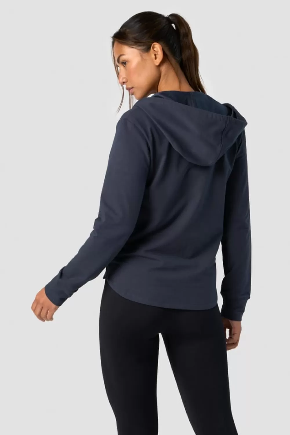 Women ICIW Stride Zip Hoodie Wmn Navy