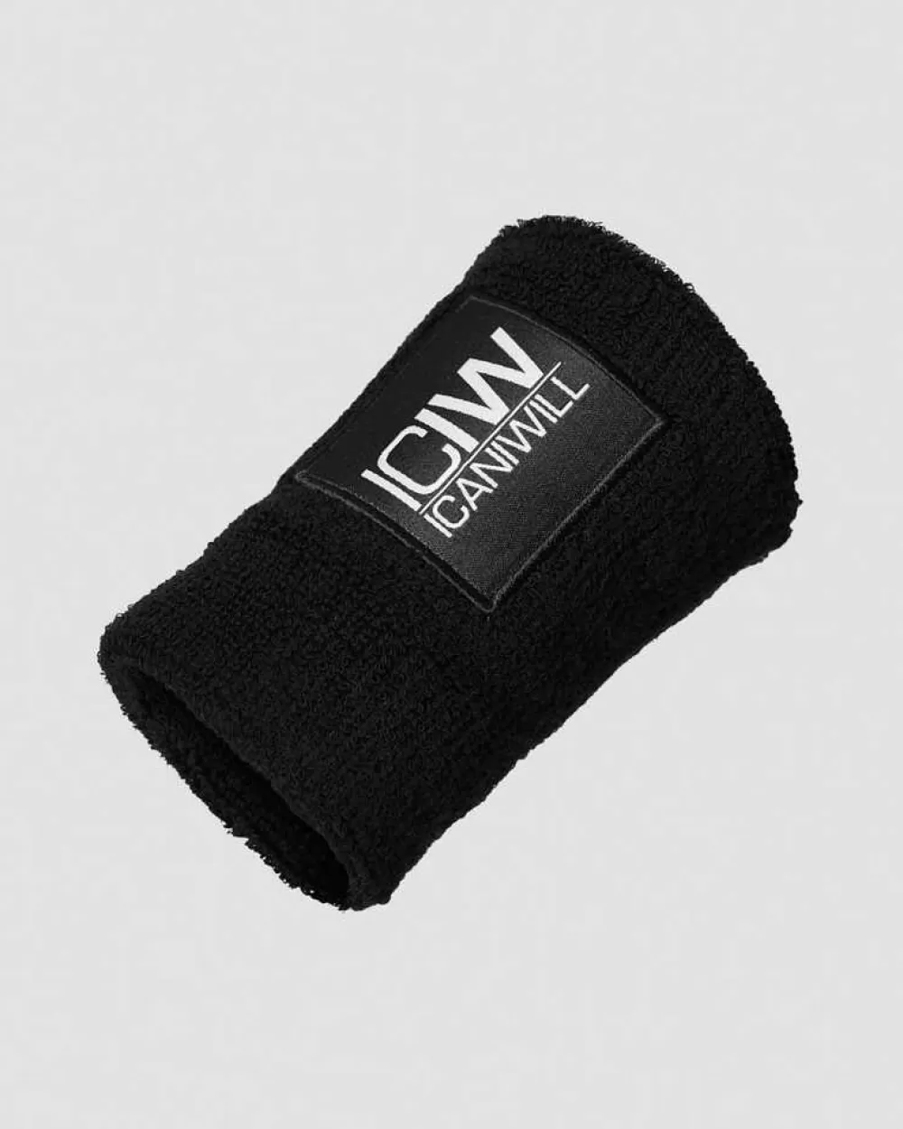 Women ICIW Sweatband Patch Logo Black