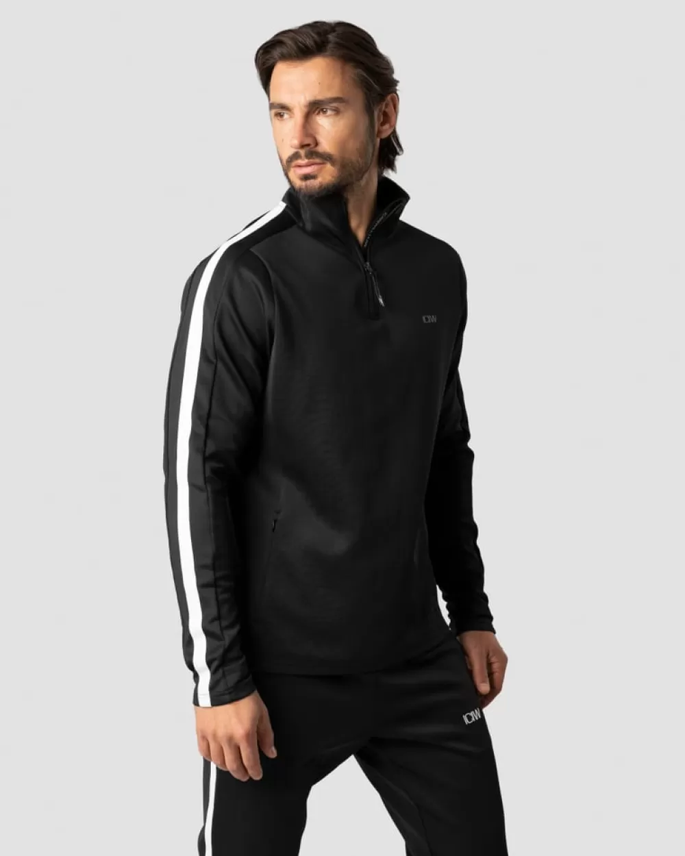 ICIW Track 1/4 Zip Jacket Black Men