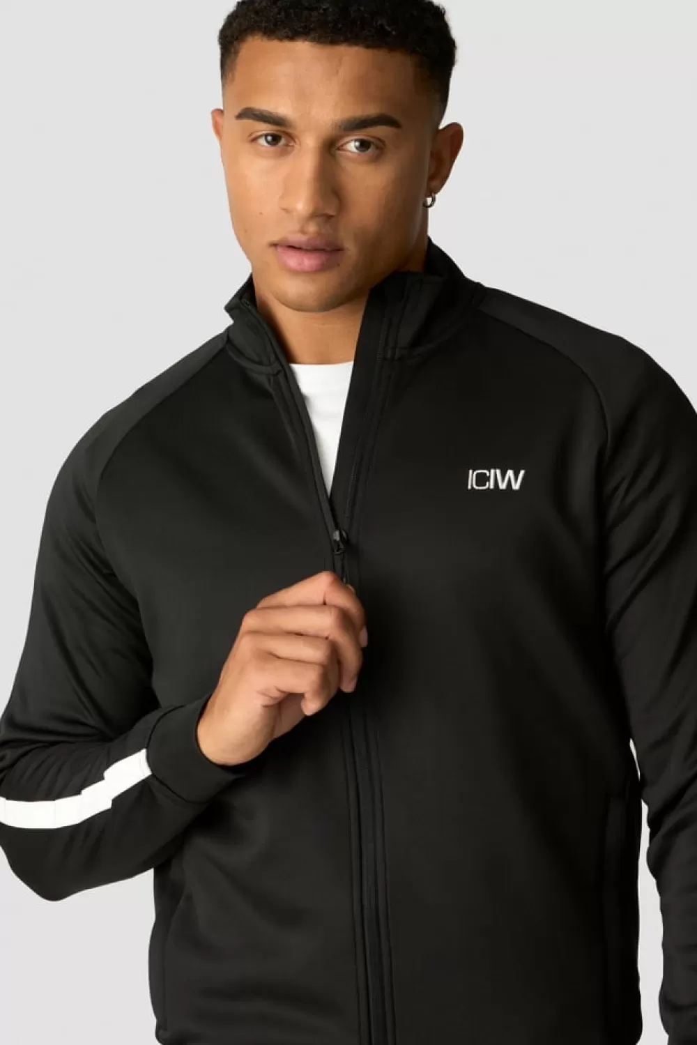 ICIW Track Zip Jacket Black Men