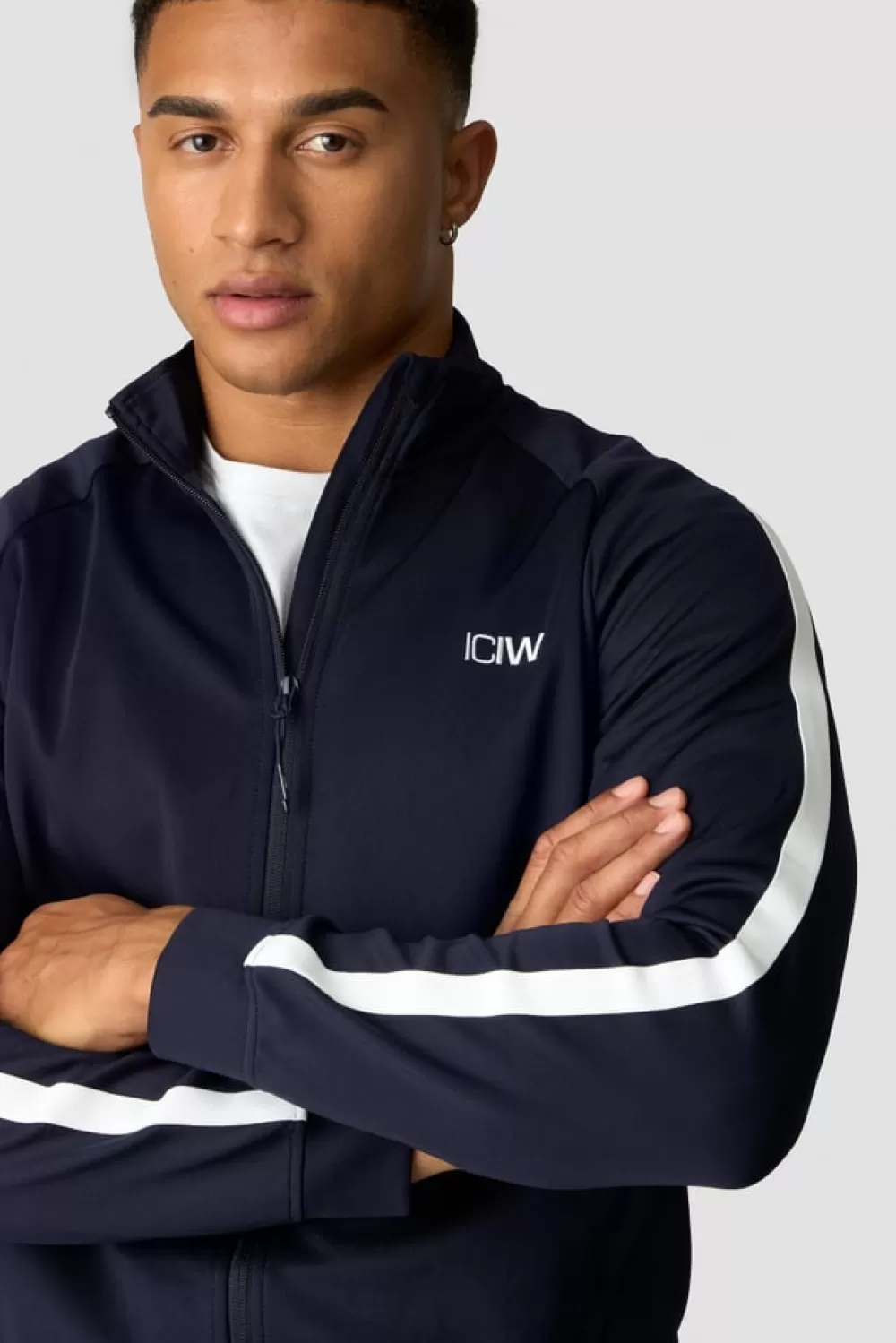 ICIW Track Zip Jacket Navy Men