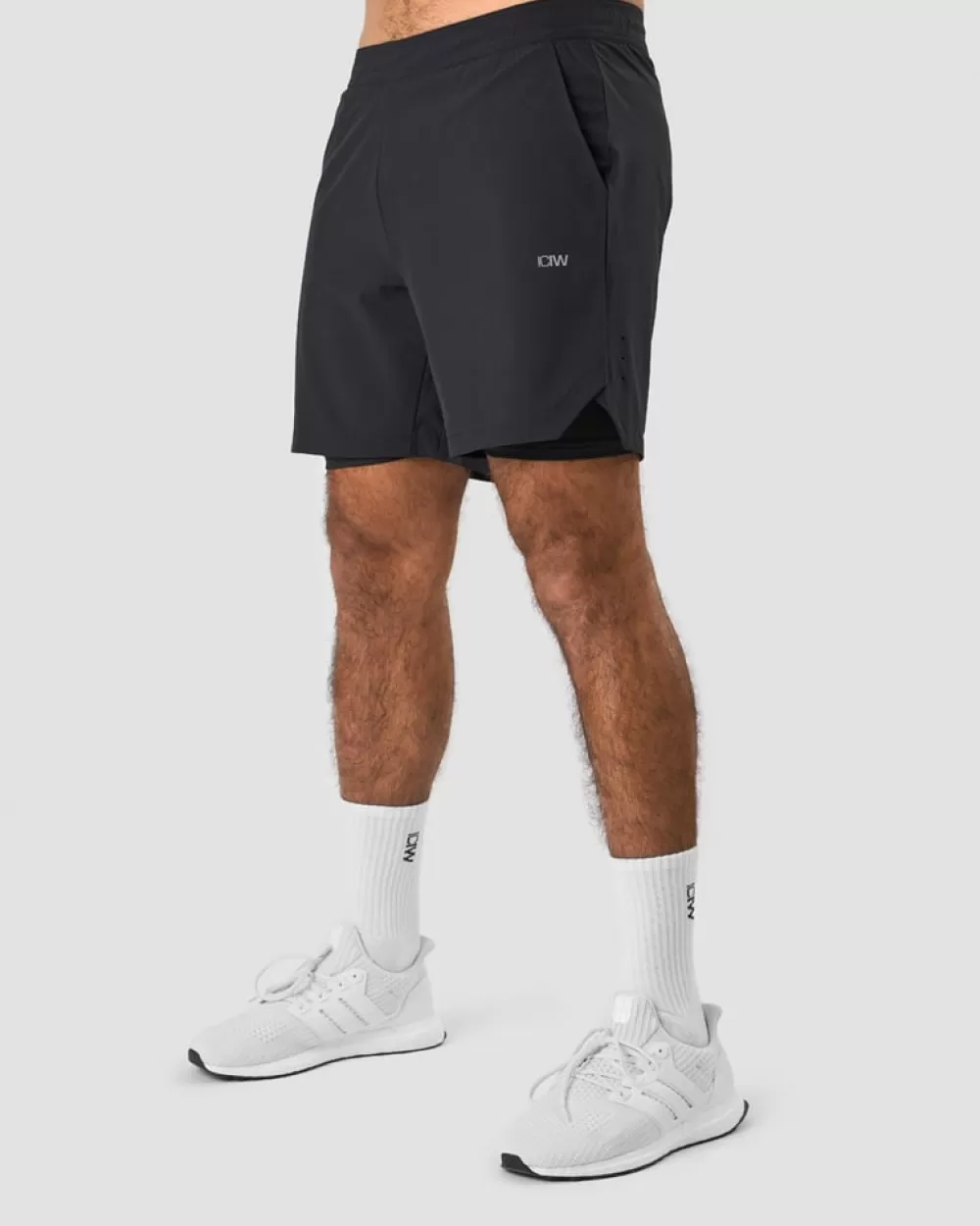 ICIW Training 2-in-1 Shorts Black