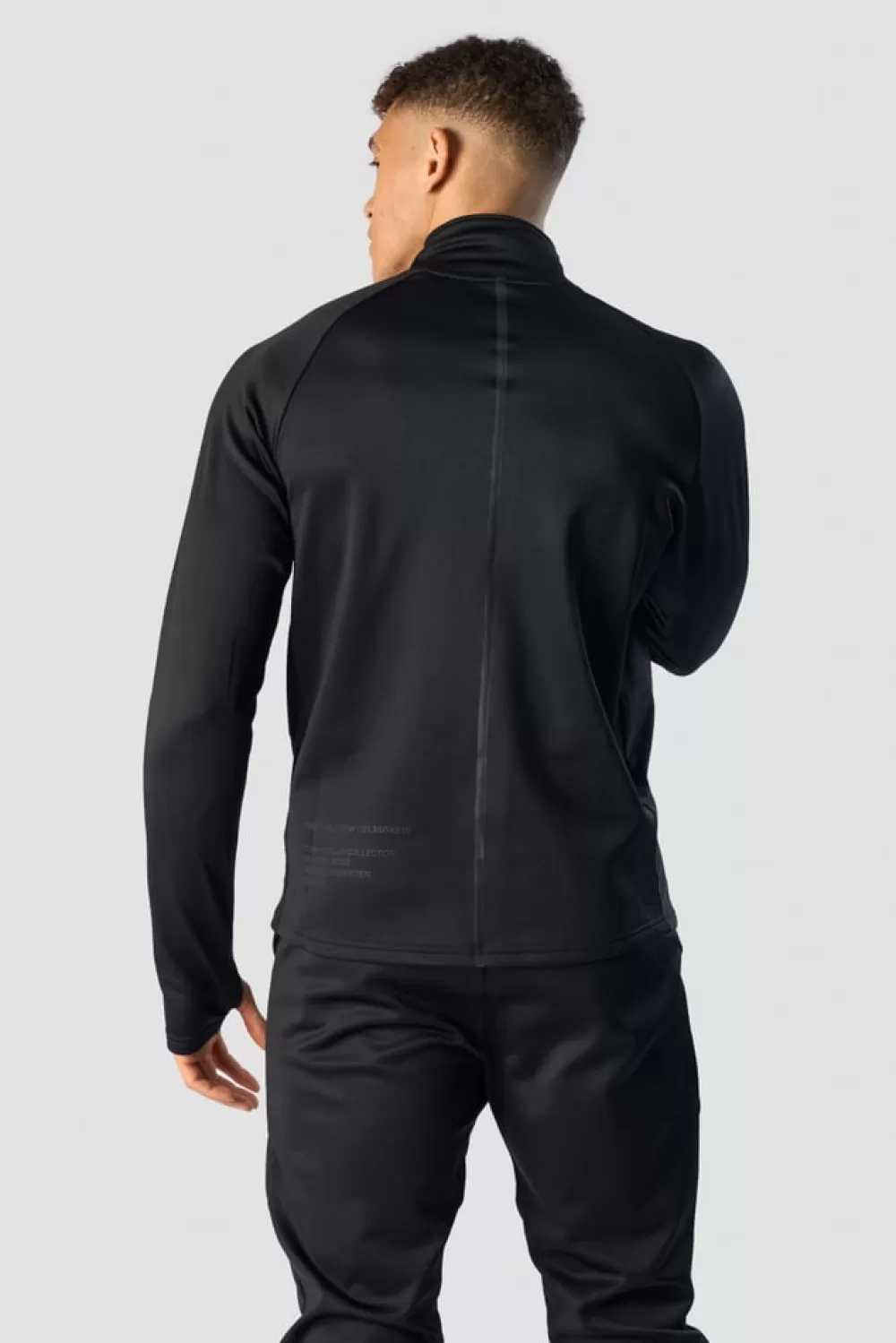 ICIW Training Club 1/4 Zip Long Sleeve Black