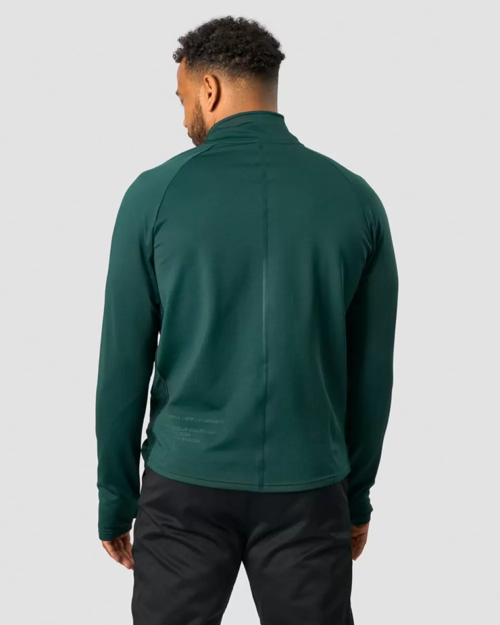 ICIW Training Club 1/4 Zip Long Sleeve Dk Teal