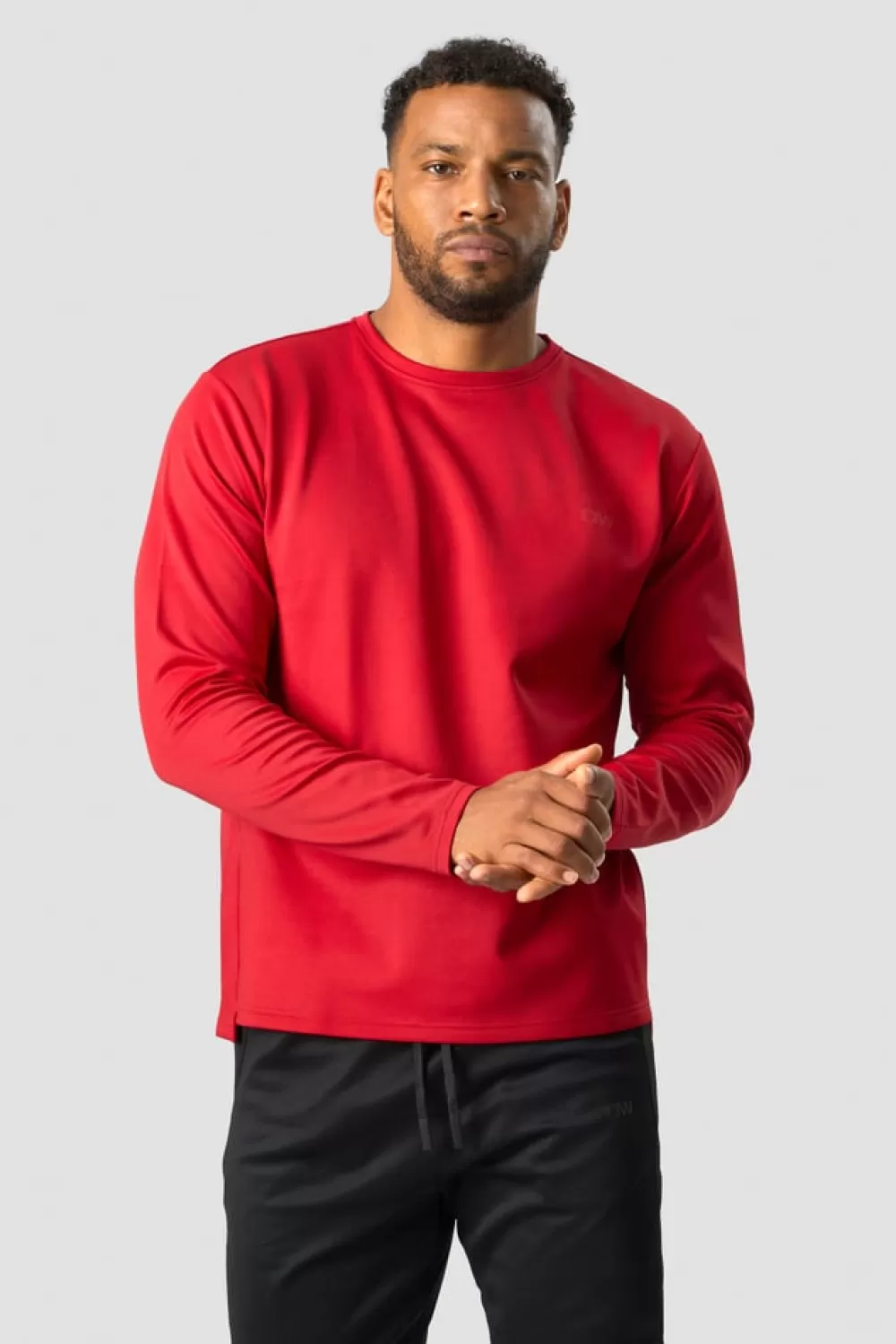 ICIW Training Club Long Sleeve Men Red