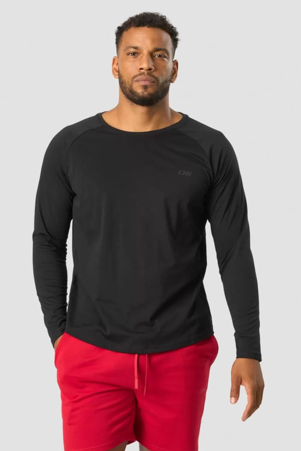 ICIW Training Club Raglan Long Sleeve Black