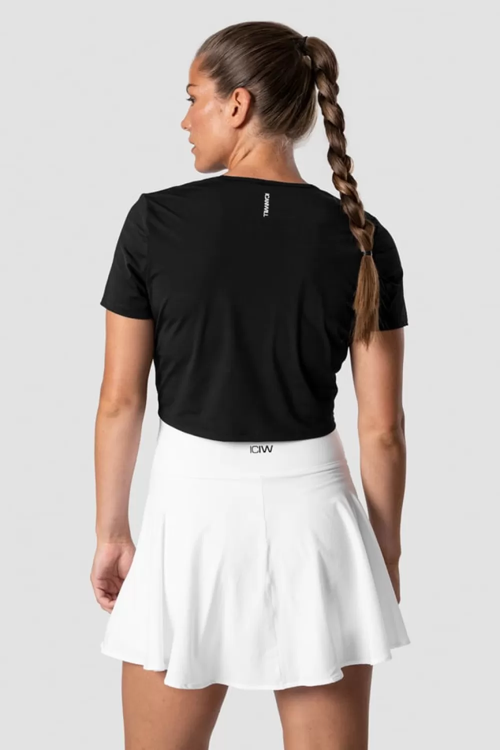 Women ICIW Training Cropped T-shirt Black