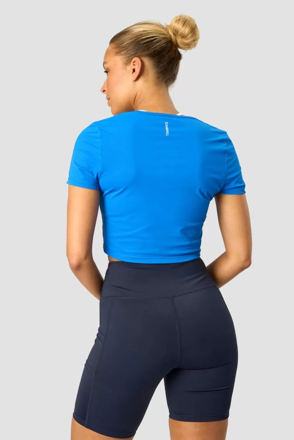 Women ICIW Training Cropped T-shirt Cobalt Blue