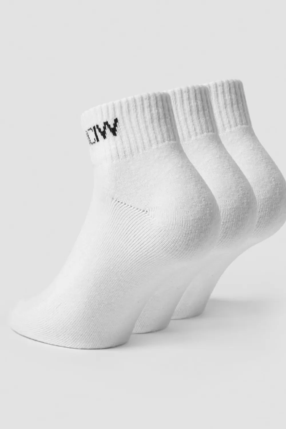 Women ICIW Training Half Socks 3-pack White