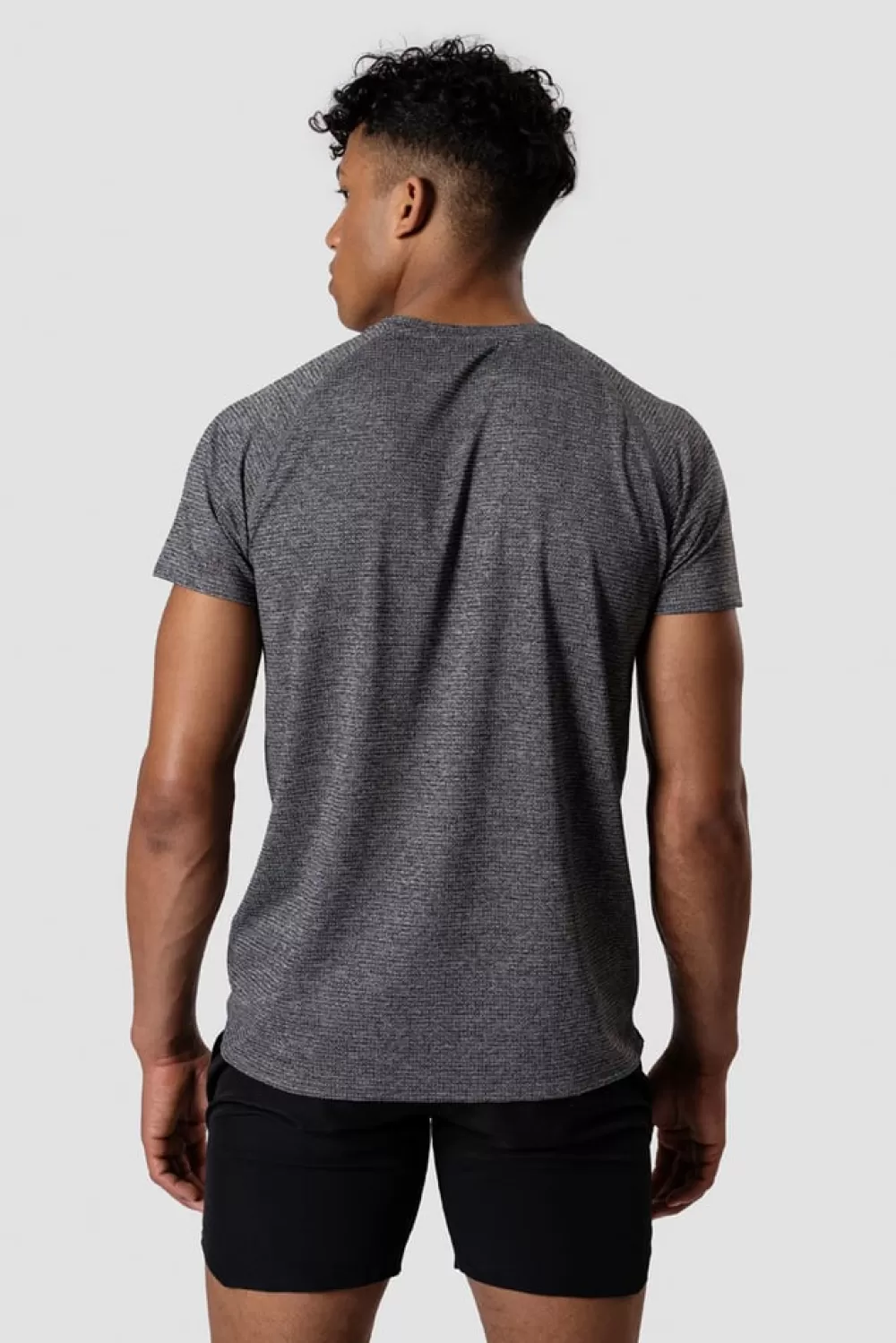 ICIW Training Mesh T-shirt Grey Melange Men