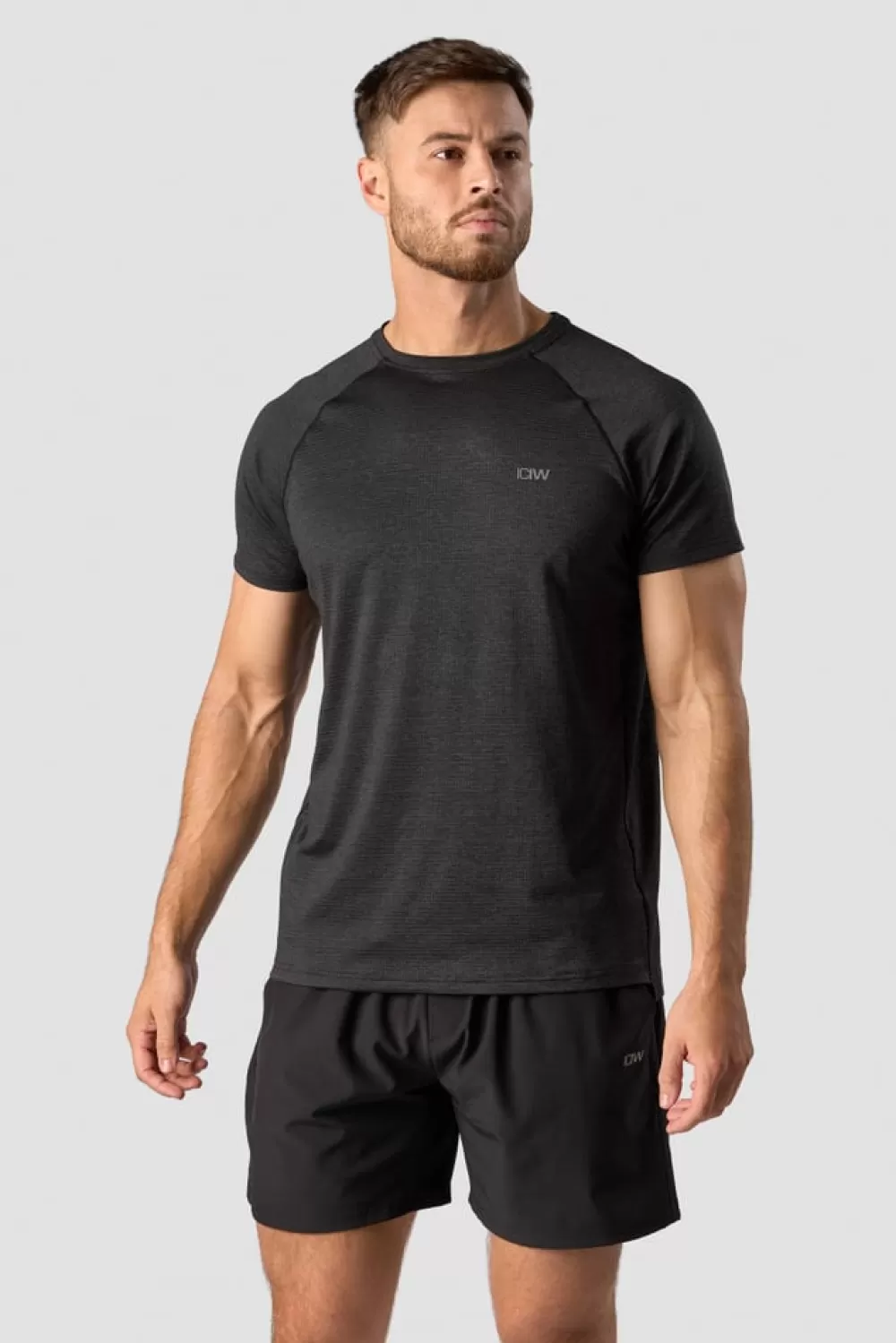 ICIW Training Mesh T-shirt Men Dark Grey