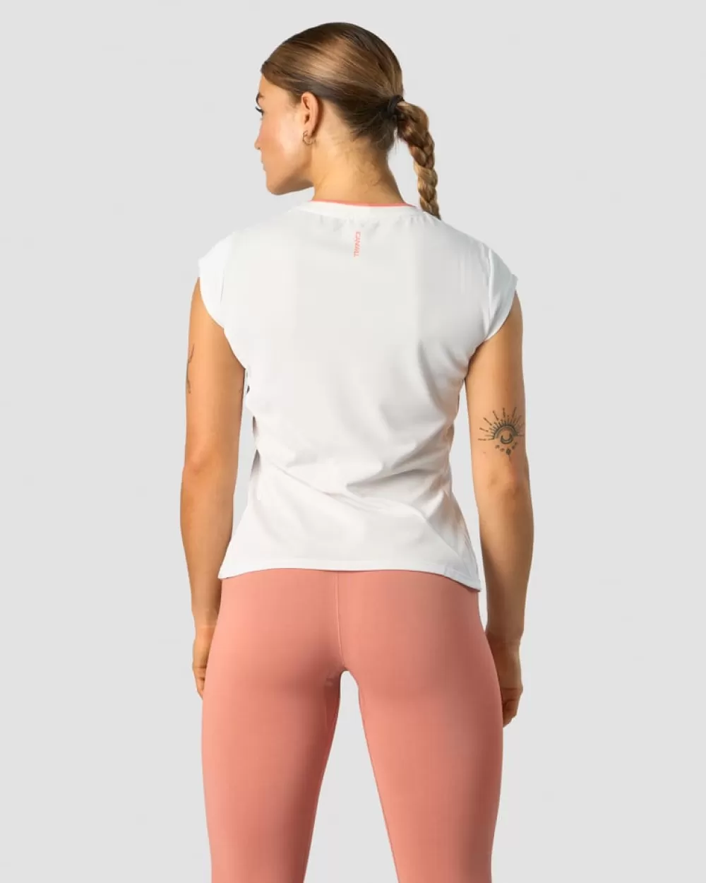 Women ICIW Training Pique Polo White/Coral Wmn