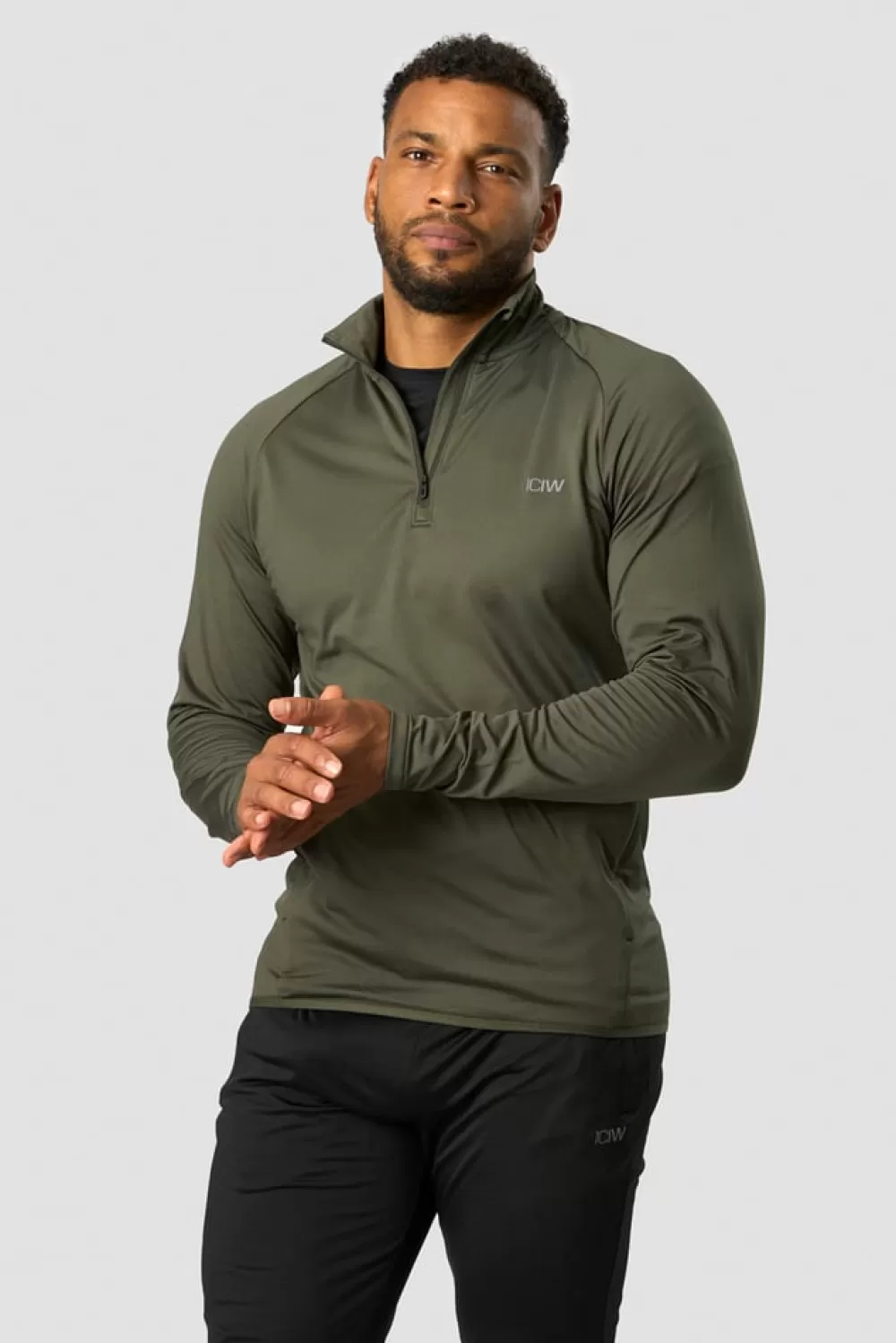 ICIW Ultimate Training 1/4 Zip Green