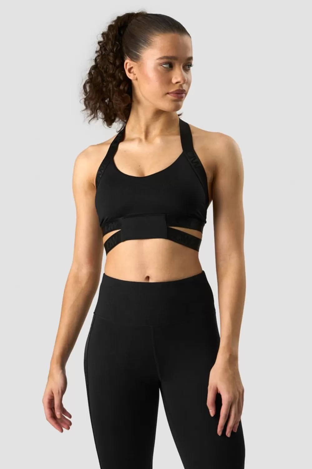 Women ICIW Ultimate Training Sports Bra Black/Black