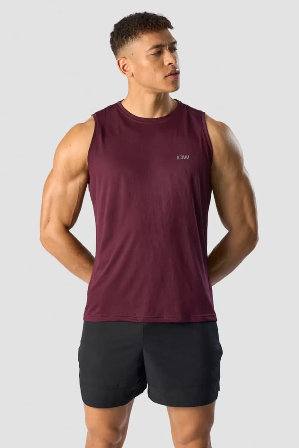 ICIW Ultimate Training Tank Men Burgundy