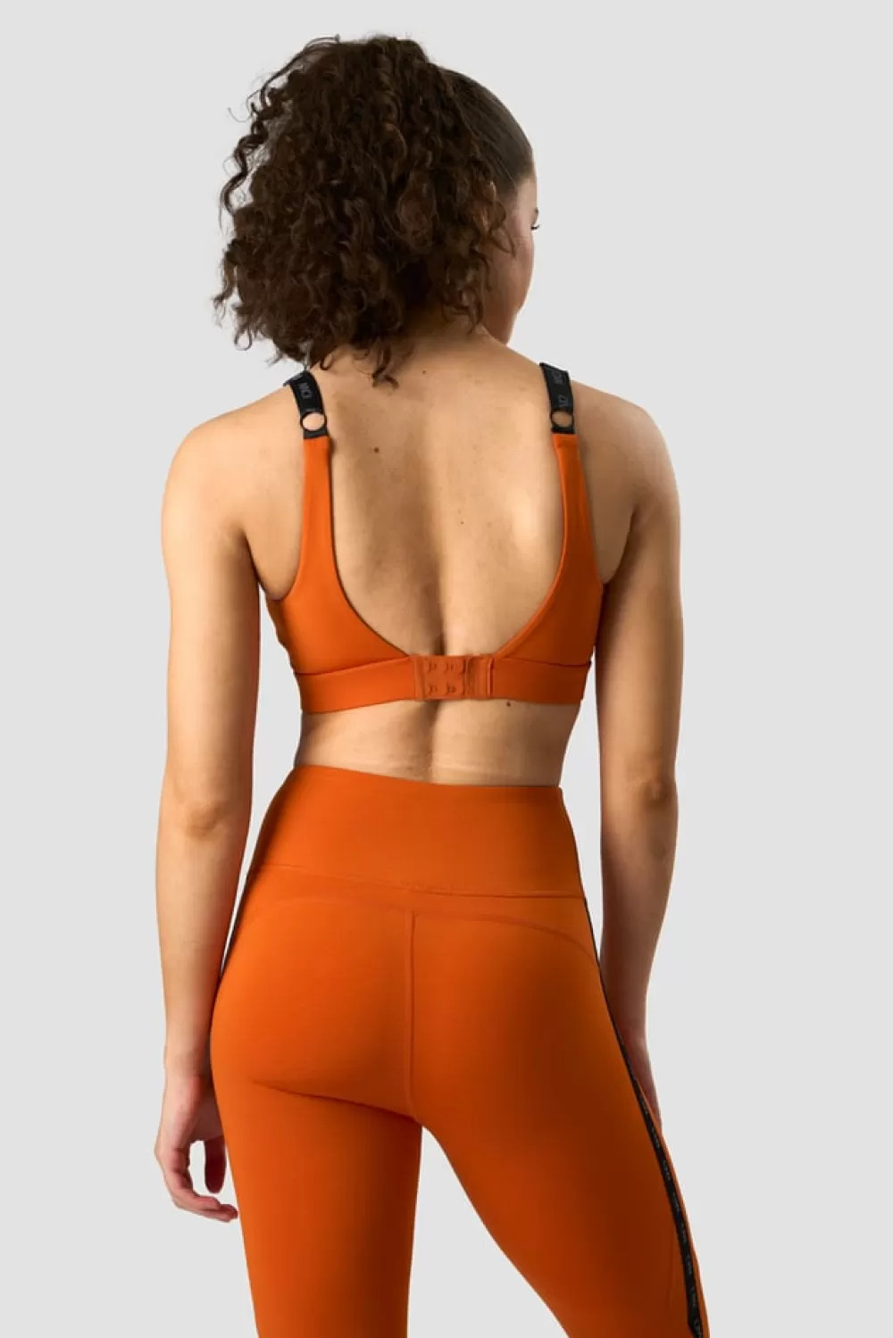 Women ICIW Ultimate Training Zipper Sports Bra Amber