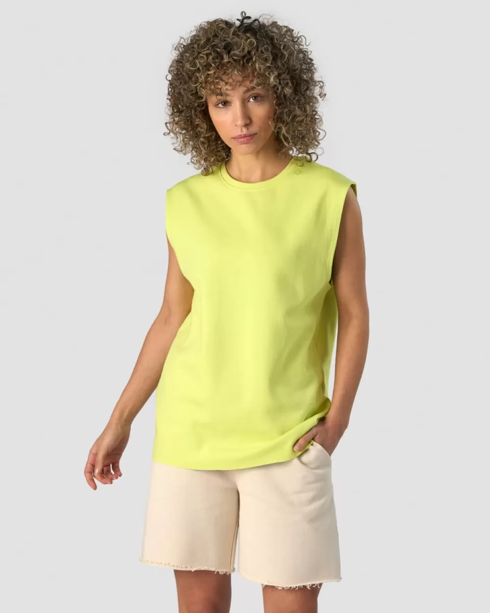 Women ICIW Unified Sleeveless T-shirt Yellow