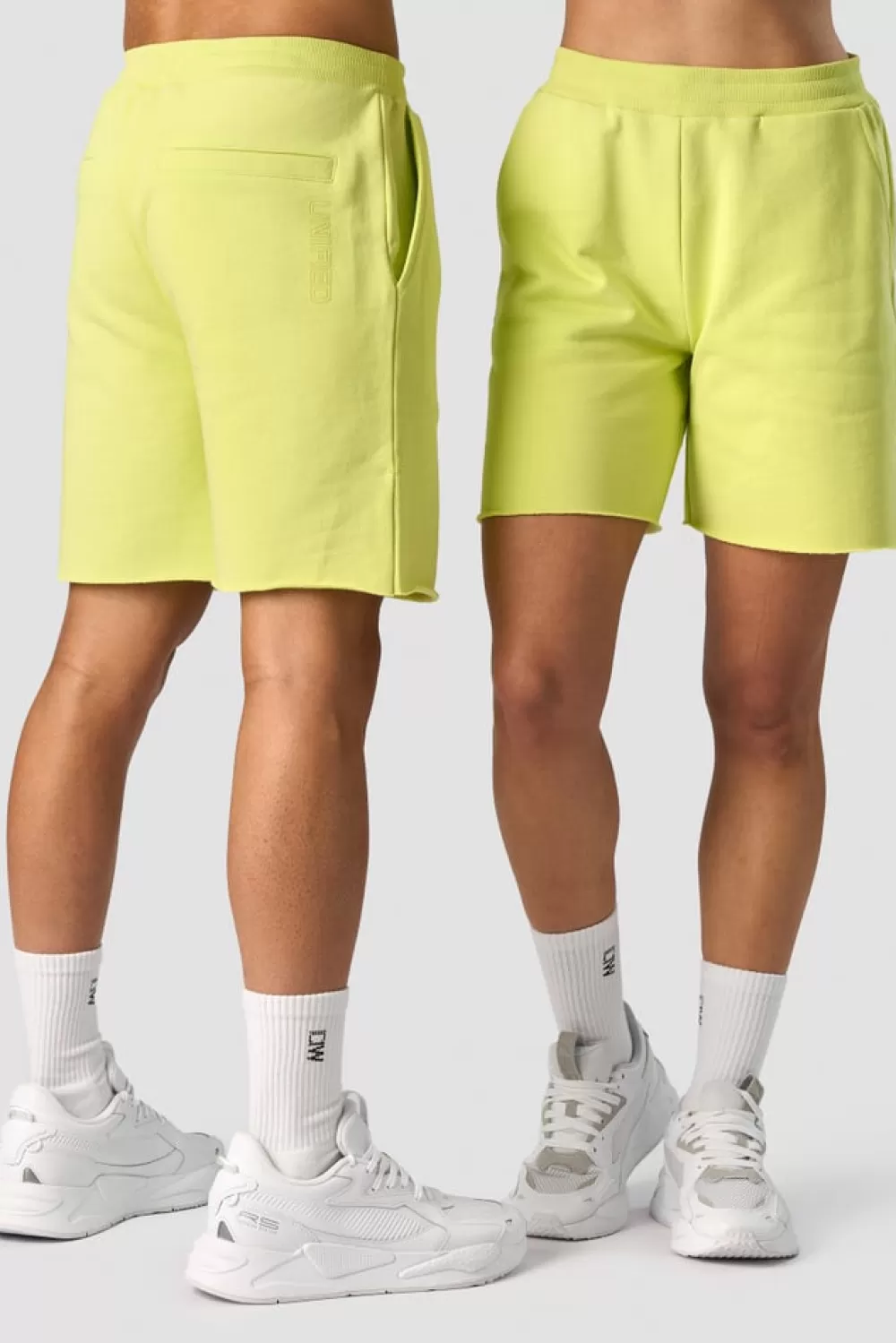 Women ICIW Unified Sweat Shorts Yellow