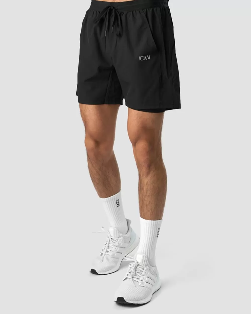 ICIW Workout 2-in-1 Shorts Black