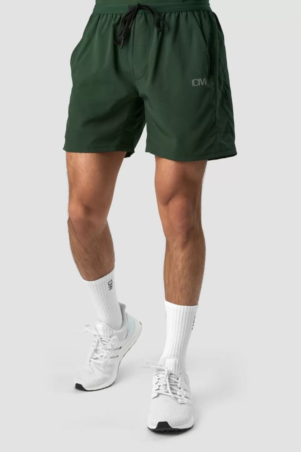 ICIW Workout 2-in-1 Shorts Dk Green Men